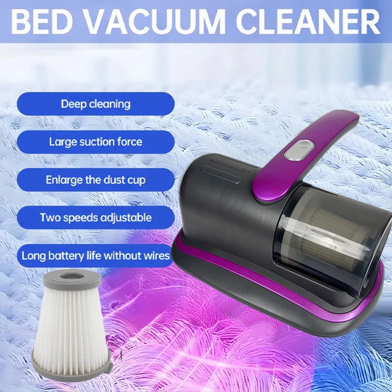 Wireless Handheld Vacuum Cleaner with UV-C Light & HEPA Filter