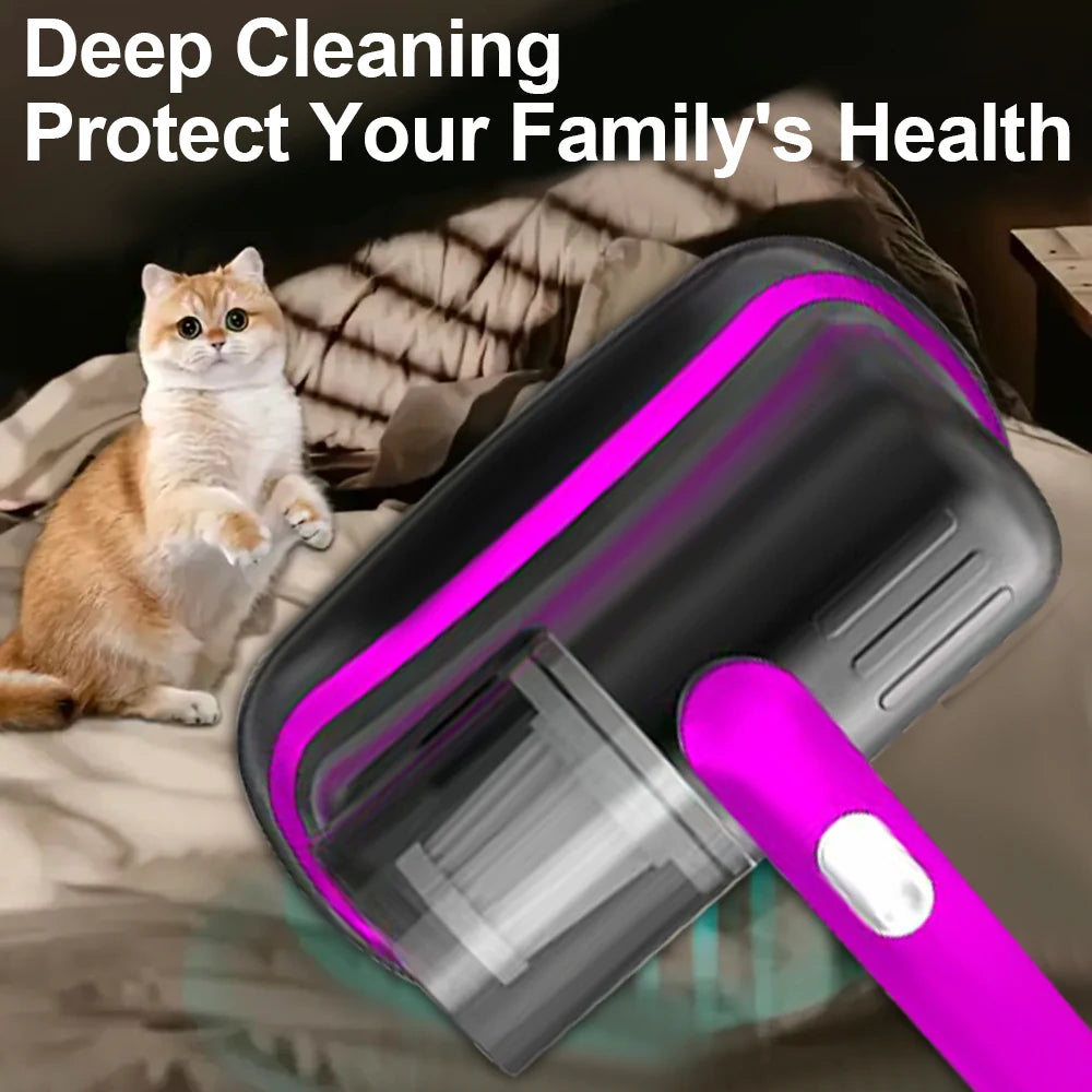Wireless Handheld Vacuum Cleaner with UV-C Light & HEPA Filter